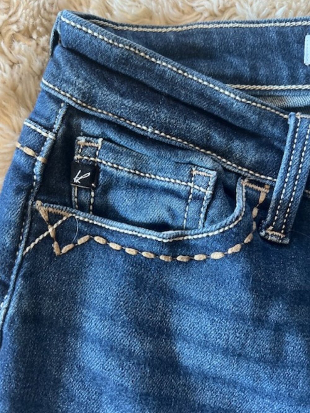 KanCan Boot Cut Stretch Five Pocket Comfort Fit Denim Jeans Woman's 28 - Picture 3 of 12